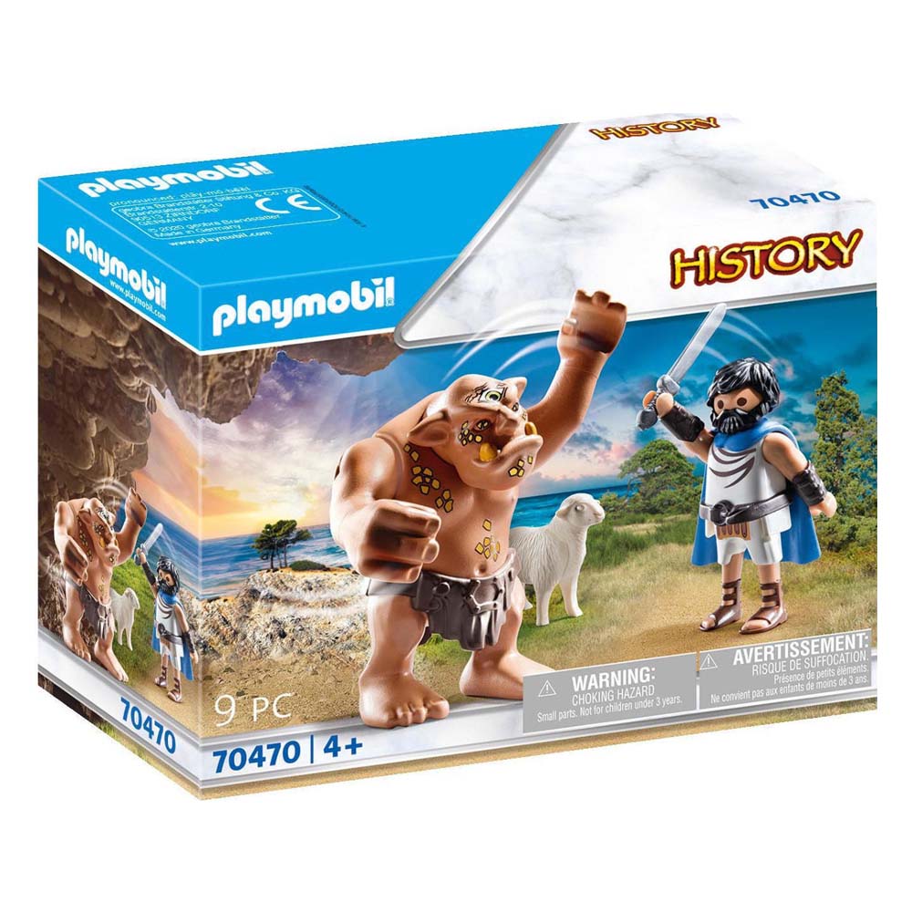 Playmobil History - Ο Οδυσσέας Και Ο Κύκλωπας Πολύφημος 70470