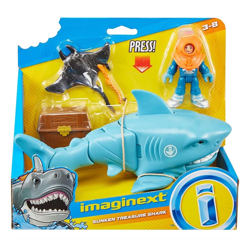 Fisher Price Imaginext - Καρχαρίο-Όχημα Με Δύτη GKG79 (GKG78)