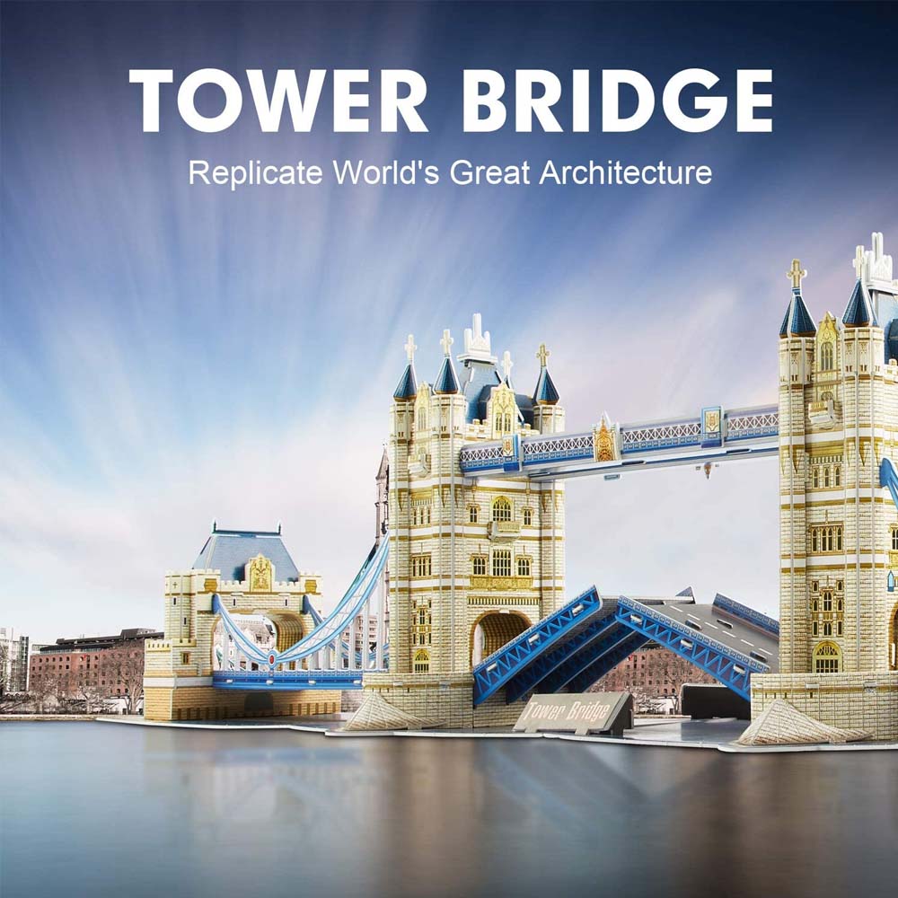 Cubic Fun - 3D Puzzle National Geographic, Tower Bridge 120 Pcs DS0978h