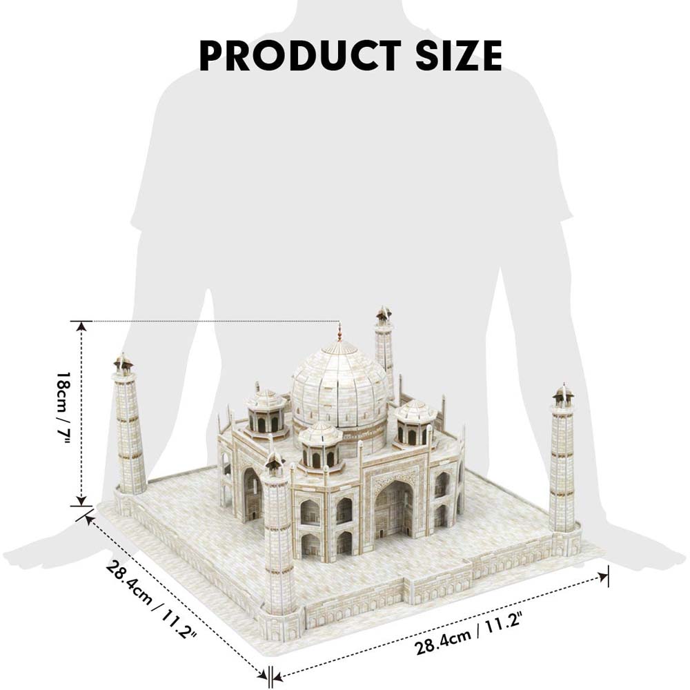 Cubic Fun - 3D Puzzle National Geographic, Taj Mahal 87 Pcs DS0981h