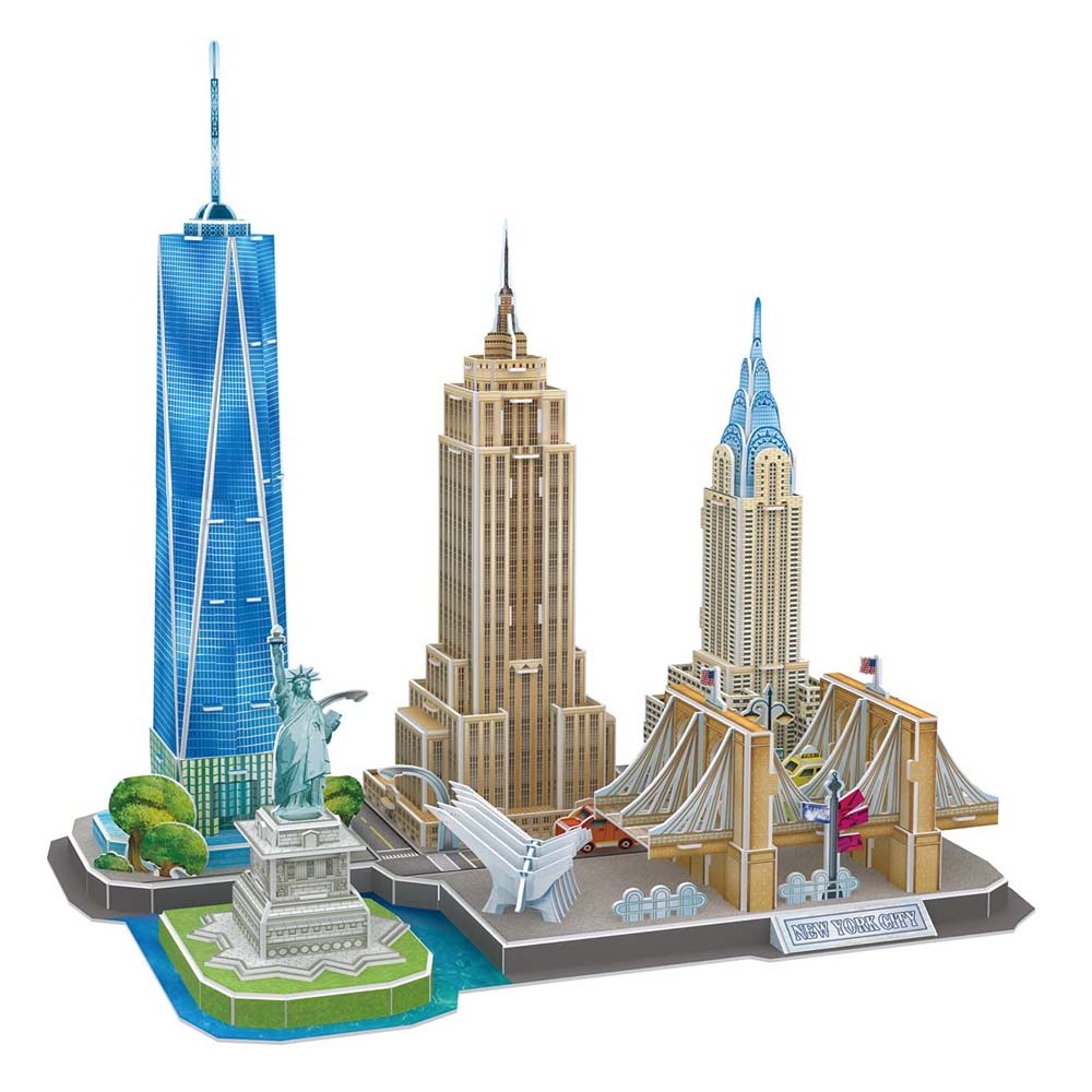 Cubic Fun - 3D Puzzle City Line, New York City 123 Pcs MC255h