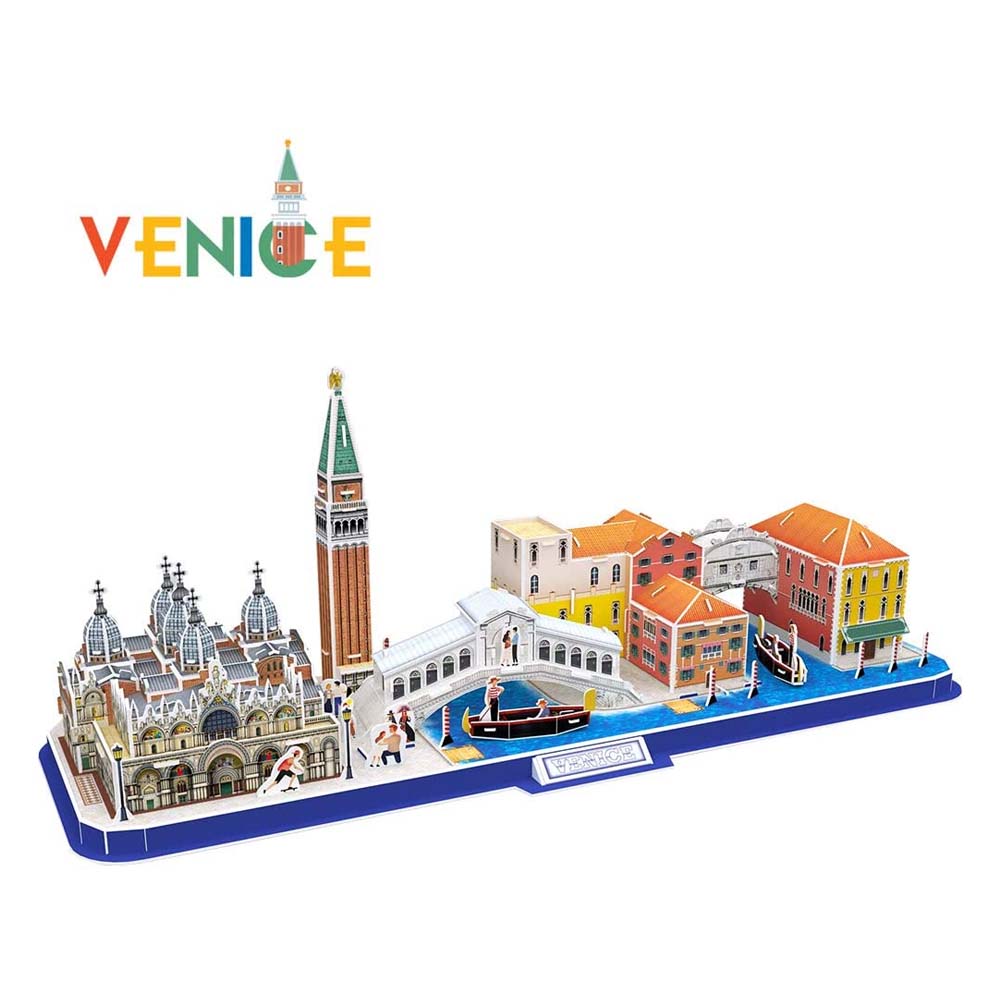 Cubic Fun - 3D Puzzle City Line, Venice 126 Pcs MC269h