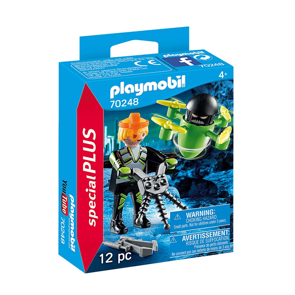 Playmobil Special Plus - Μυστικός Πράκτορας Με Drone 70248