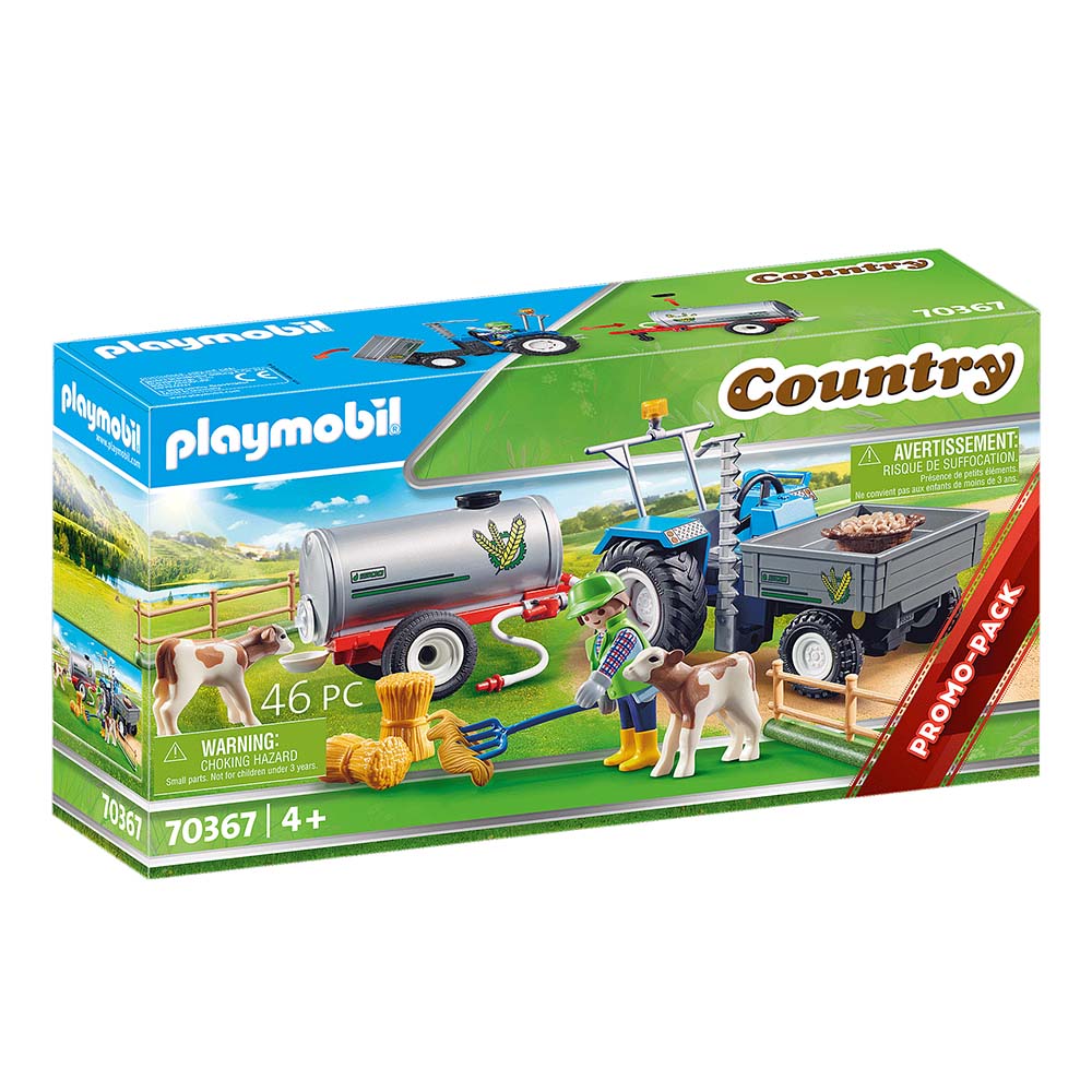 Playmobil Country - Μεγάλο Τρακτέρ Με Βυτίο Νερού 70367