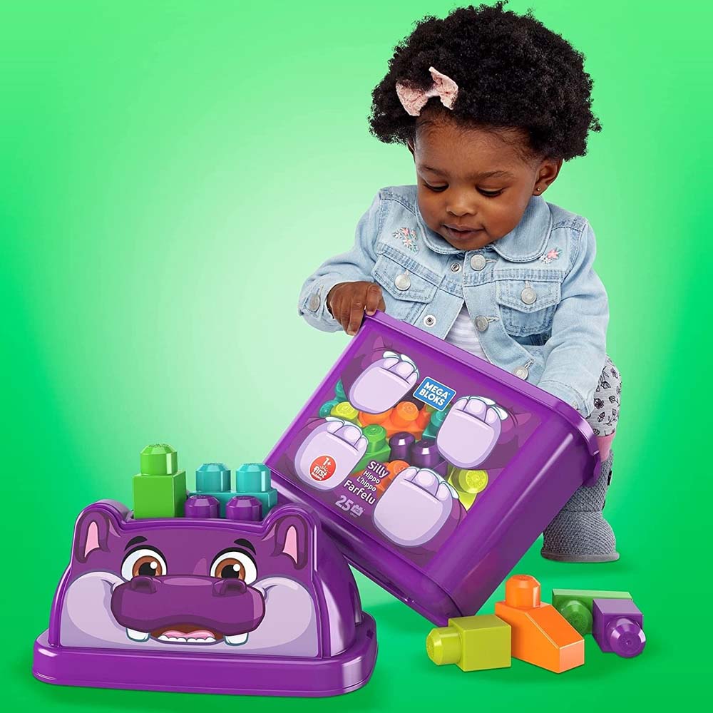 Fisher Price - Mega Blocks, Τουβλάκια Ιπποπόταμος GRV21 (GCT46)