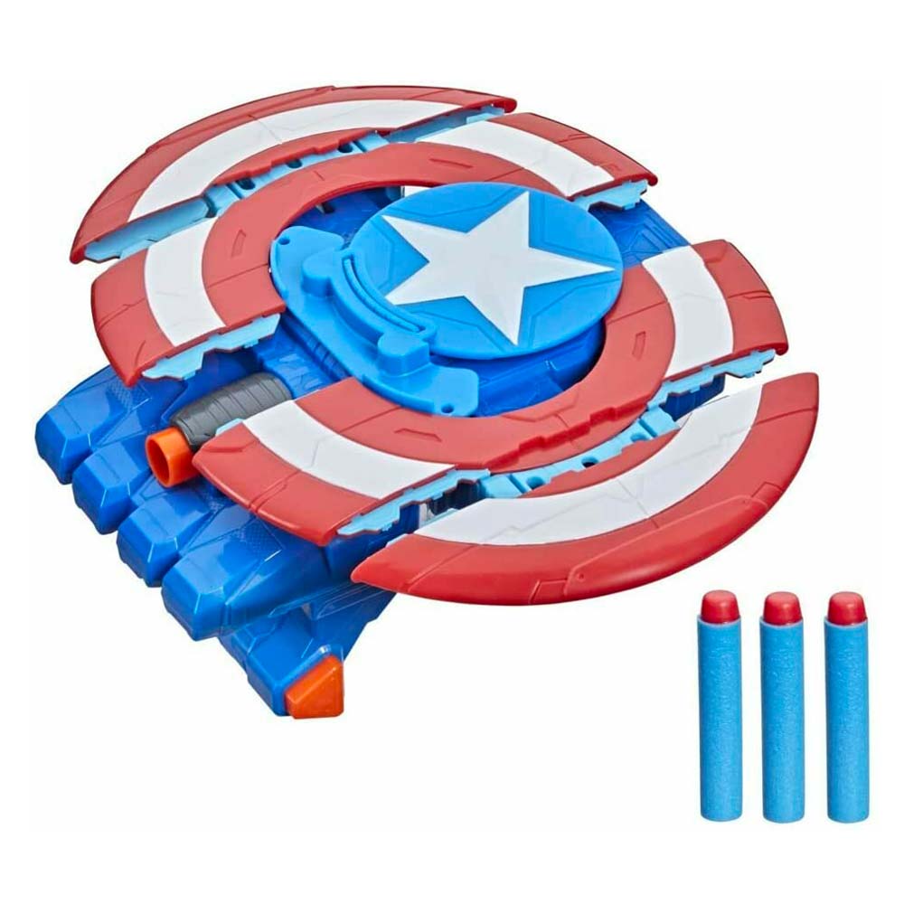 Hasbro - Marvel Avengers, Mech Strike, Captain America Strikeshot Shield F0265