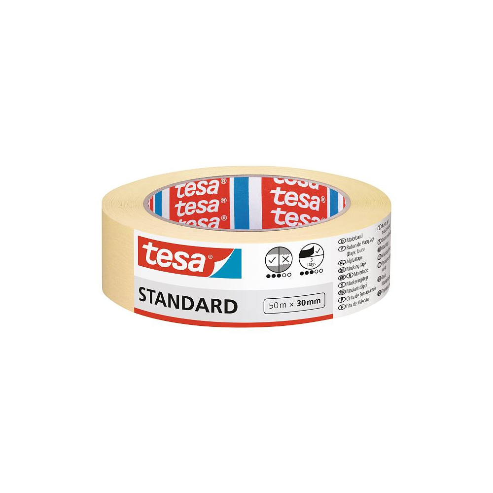 Tesa - Χαρτοταινία Standard 30mm x 50m 05087-00000