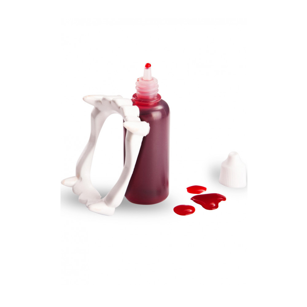 Carnival Toys - Αίμα Μπουκάλι 20ml Και Δόντια Δράκουλα 07063