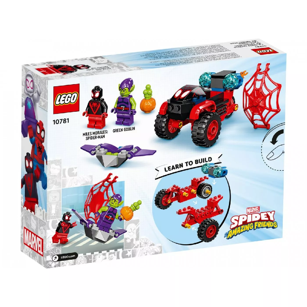 Lego Spiderman - Miles Morales, Spider-Mans Techno Trike 10781