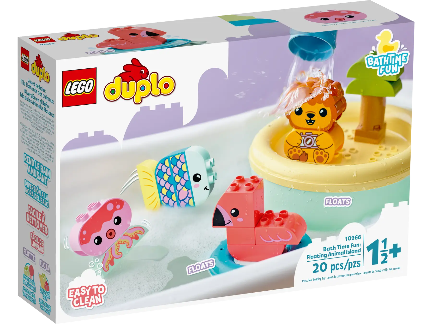 Lego Duplo - My First Bath Time Fun, Floating Animal Island 10966