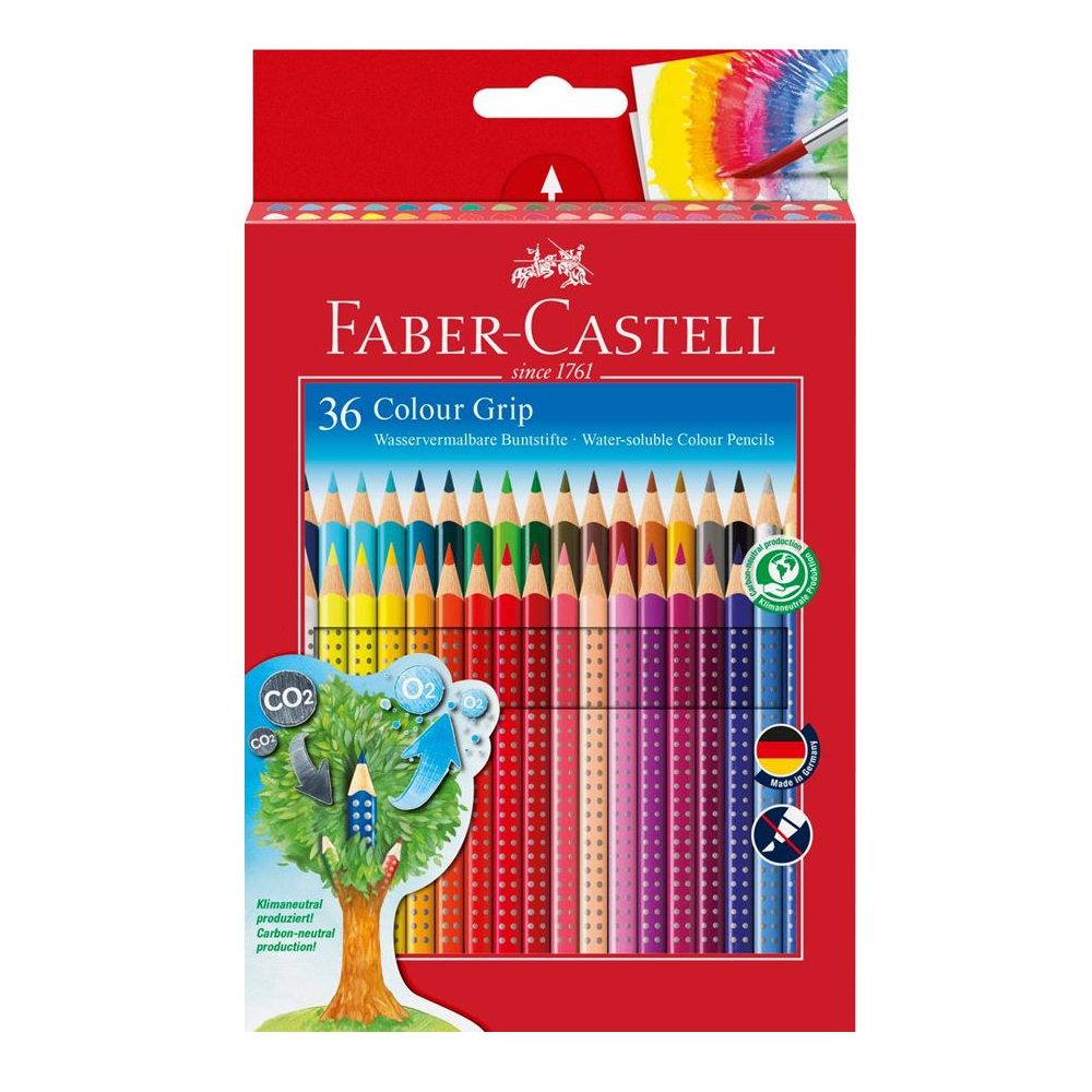 Faber Castell - Ξυλομπογιές Grip 36 Τμχ 112442