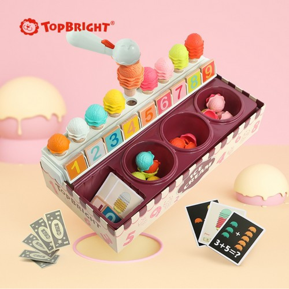Top Bright - Εκπαιδευτικό Παιχνίδι Ice Cream Learning Box 120478