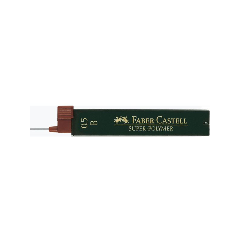 Faber Castell - Μύτες Μηχανικών Μολυβιών Super Polymer 0.5mm Β 120501