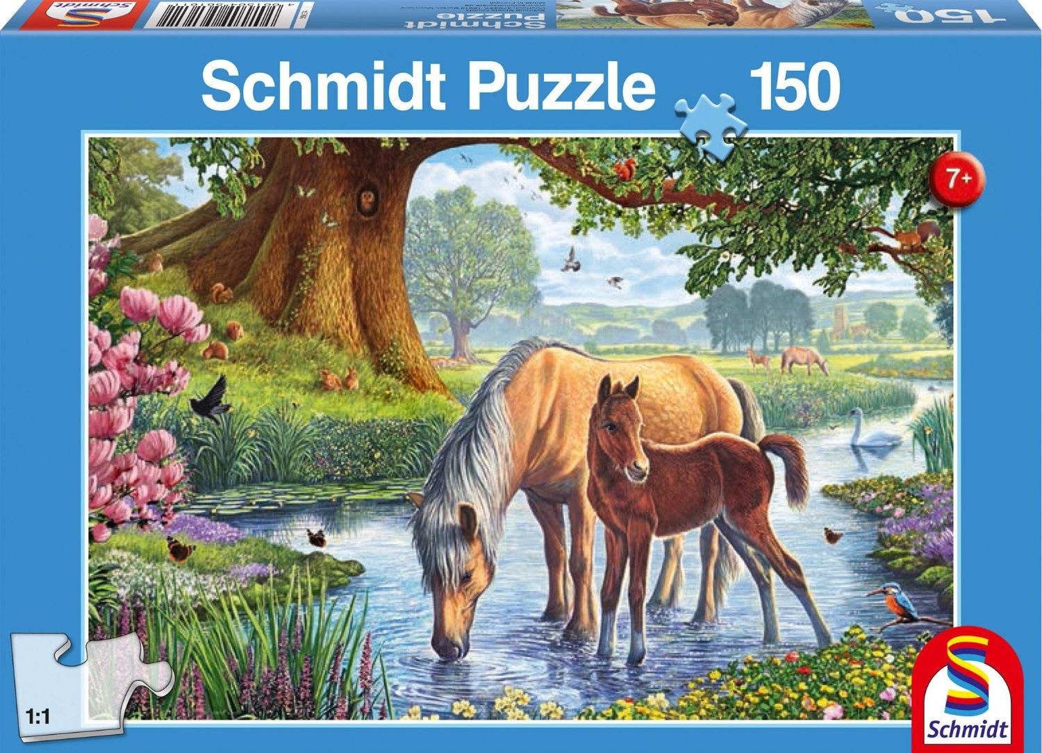 Schmidt Spiele - Puzzle Φοράδα Με Πουλάρι 150 Pcs 56161