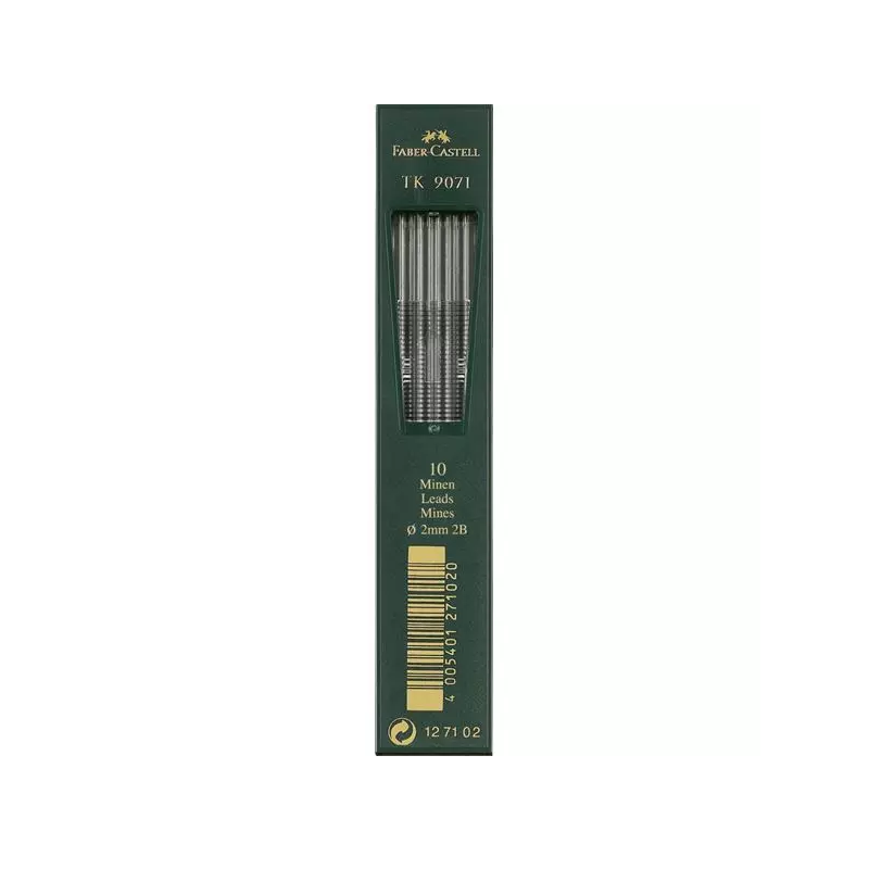 Faber Castell - Μύτες Μηχανικών Μολυβιών TK 9071 2.0mm 2Β 127102