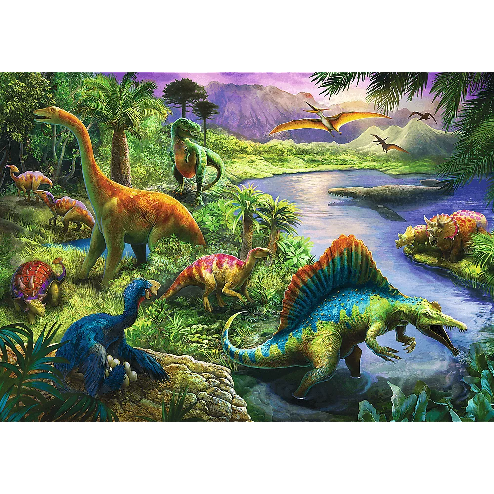 Trefl - Puzzle Predatory Dinosaurs 200 Pcs 13281