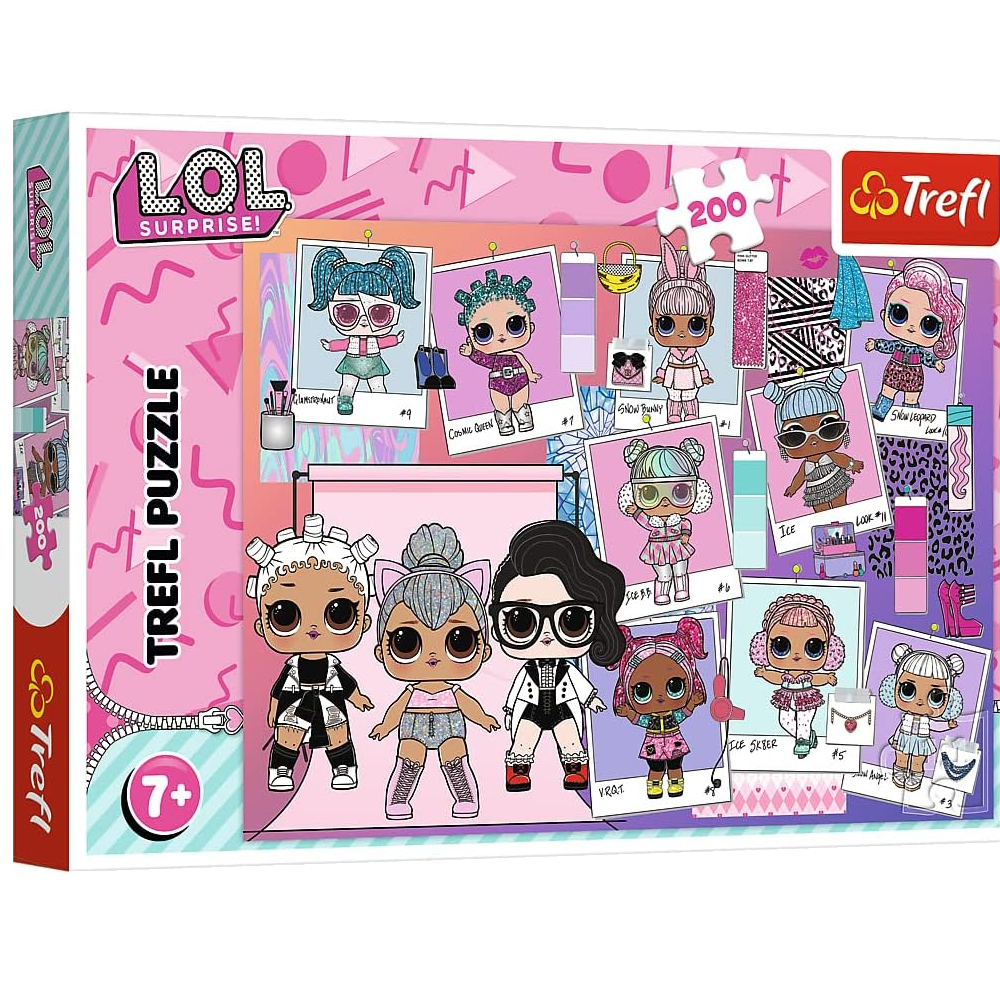 Trefl - Puzzle  "Lovely Dolls" 200 Pcs 13288