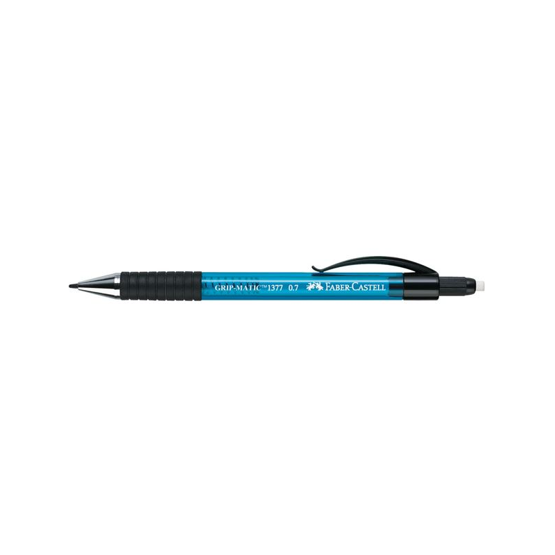 Faber Castell - Μηχανικό Μολύβι Gripmatic 0.7mm Με Γόμα Μπλε 137751