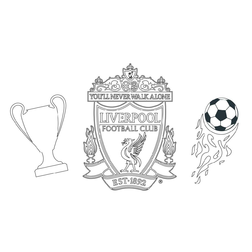 Diakakis - Μπλόκ Ζωγραφικής Liverpool F.C. 40Φ 23x33cm 141007