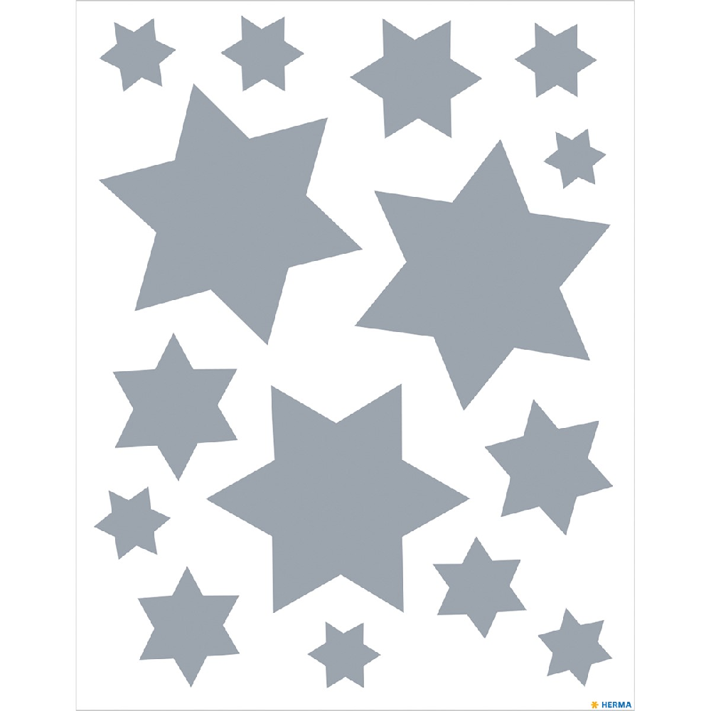Herma - Αυτοκόλλητα Παραθύρου, Silver Stars 15110