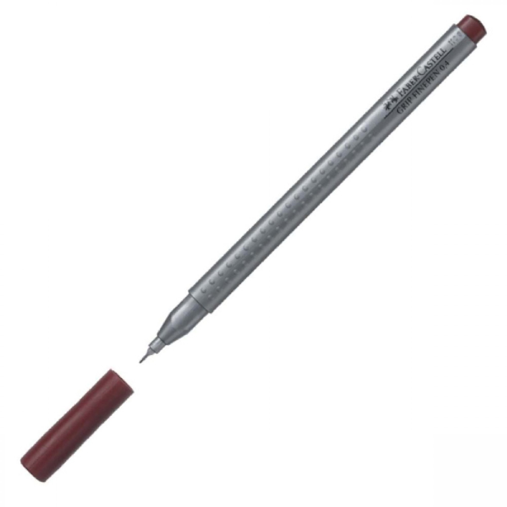 Faber Castell - Μαρκαδόρος Grip Finepen 0.4 mm Burnt Ochre 151687