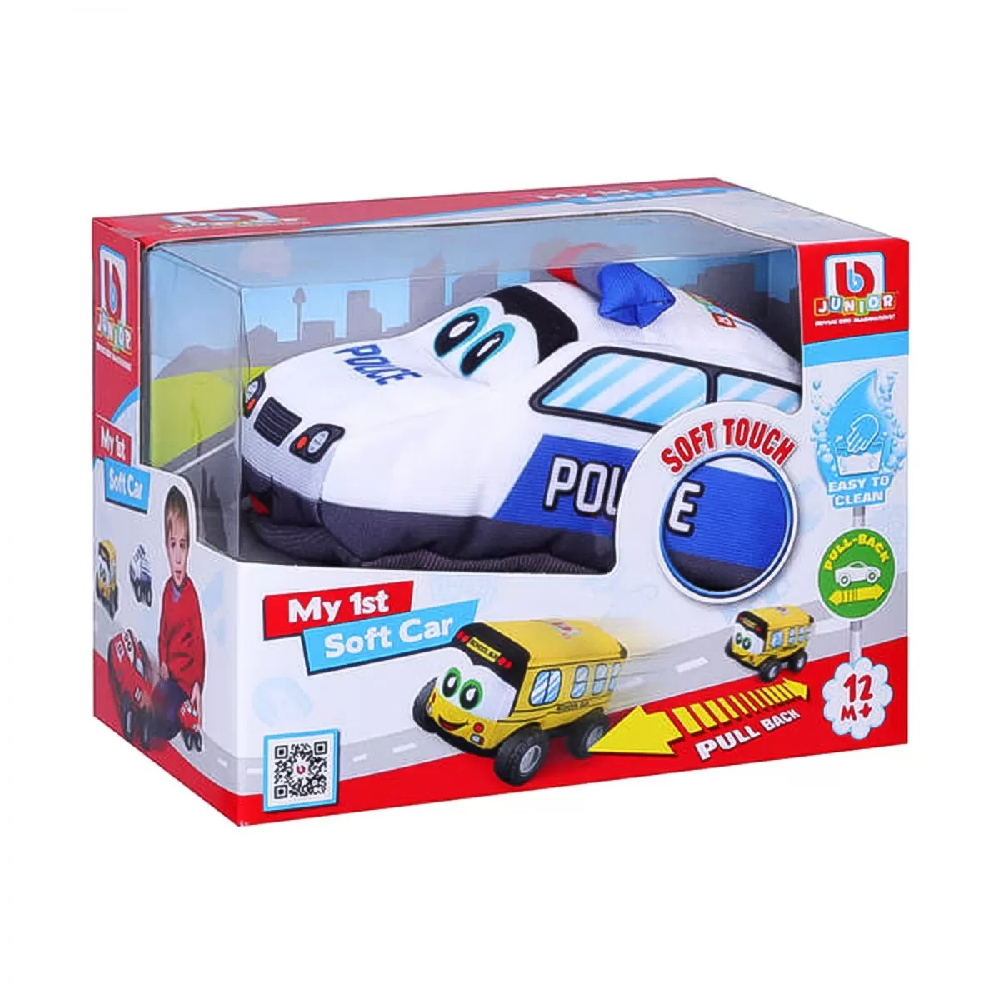 Bburago - My 1st Soft Car, Police Car 16-89053