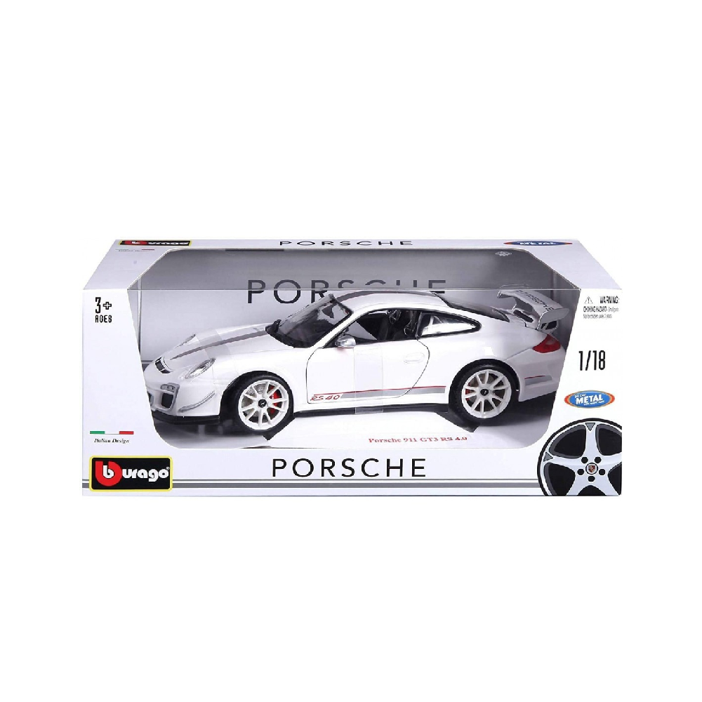 Bburago - 1/18 Porsche 911 GT3 RS 4.0, White 18-11036W