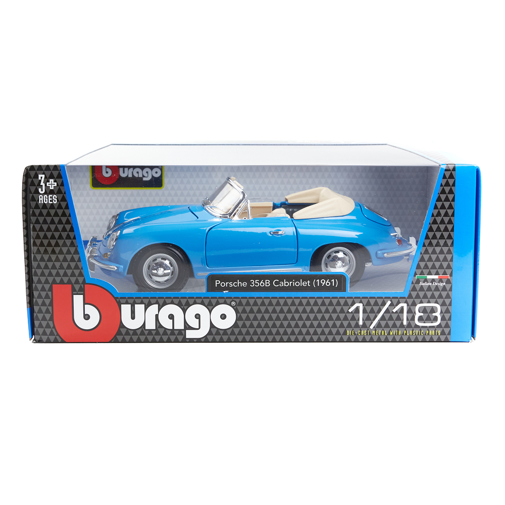Bburago - 1/18 Porsche 365B Cabriolet 1961 18-12025