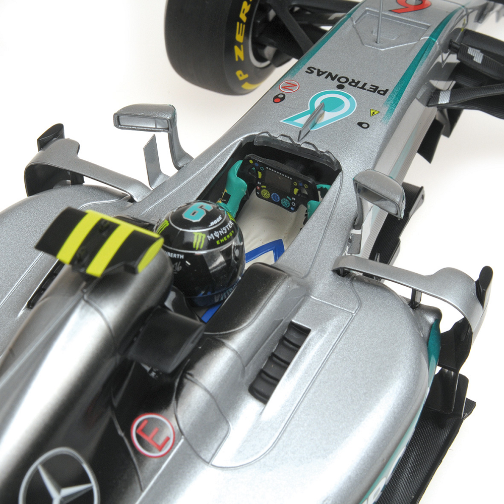 Bburago - 1/18 Race, Mercedes F1 W07 Hybrid Lewis Hamilton 18-18001