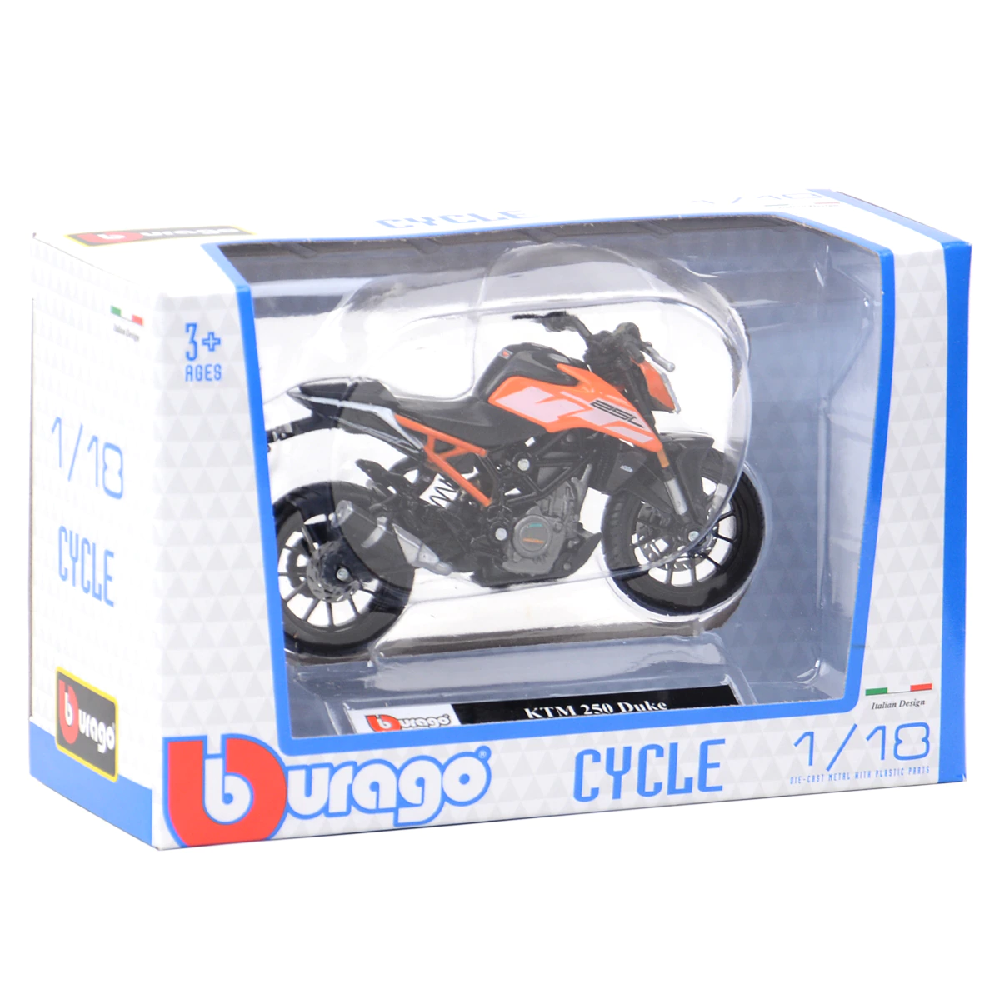 Bburago Moto - 1/18 Cycle, KTM 250 Duke 18-51083 (18-51000)