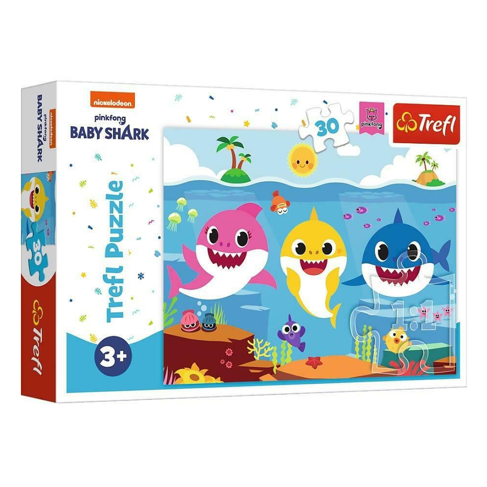 Trefl - Puzzle Baby Shark The Underwater World 30 Pcs 18284