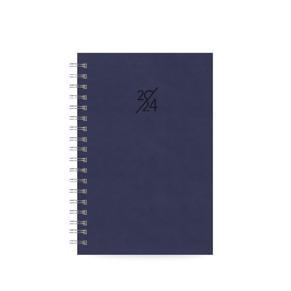 The Writing Fields - Ημερήσιο Ημερολόγιο Σπιράλ 230 2024, Blue 11×17 20.00234