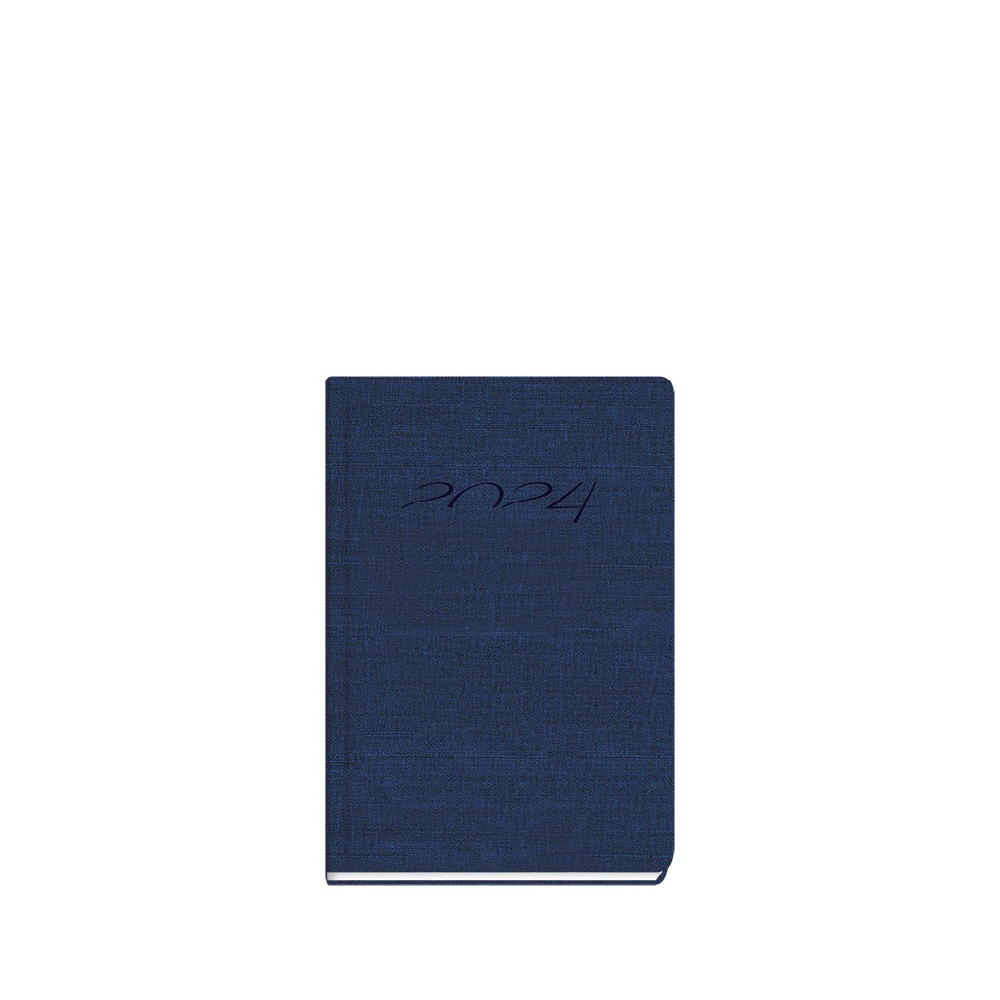 The Writing Fields - Εβδομαδιαίο Ημερολόγιο Mini Silk 2024, Blue 8×12 20.00518