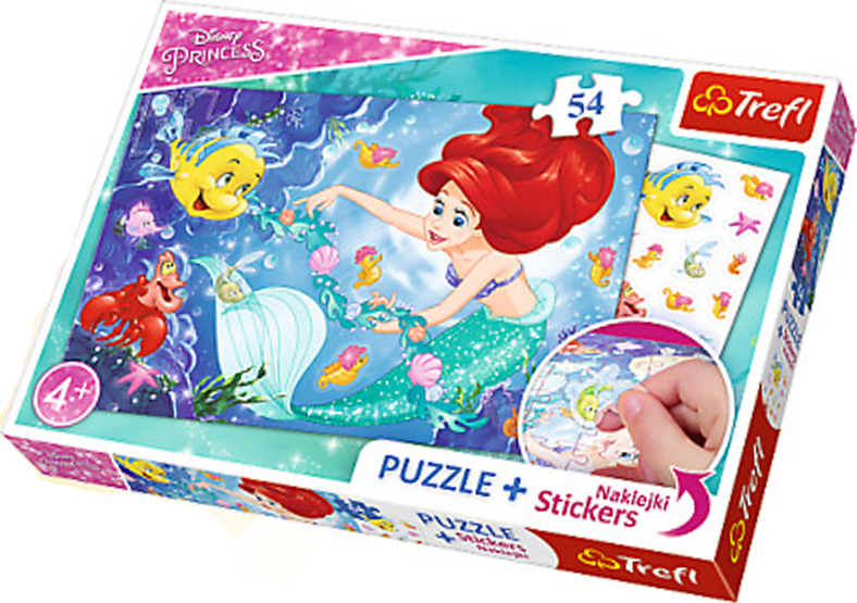 Trefl Puzzle 54 Pcs Ariel Among Fish 75114