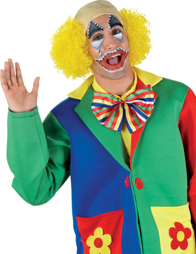 Clown - Περούκα Pepito Κλόουν Με Λάτεξ Κίτρινη 71840