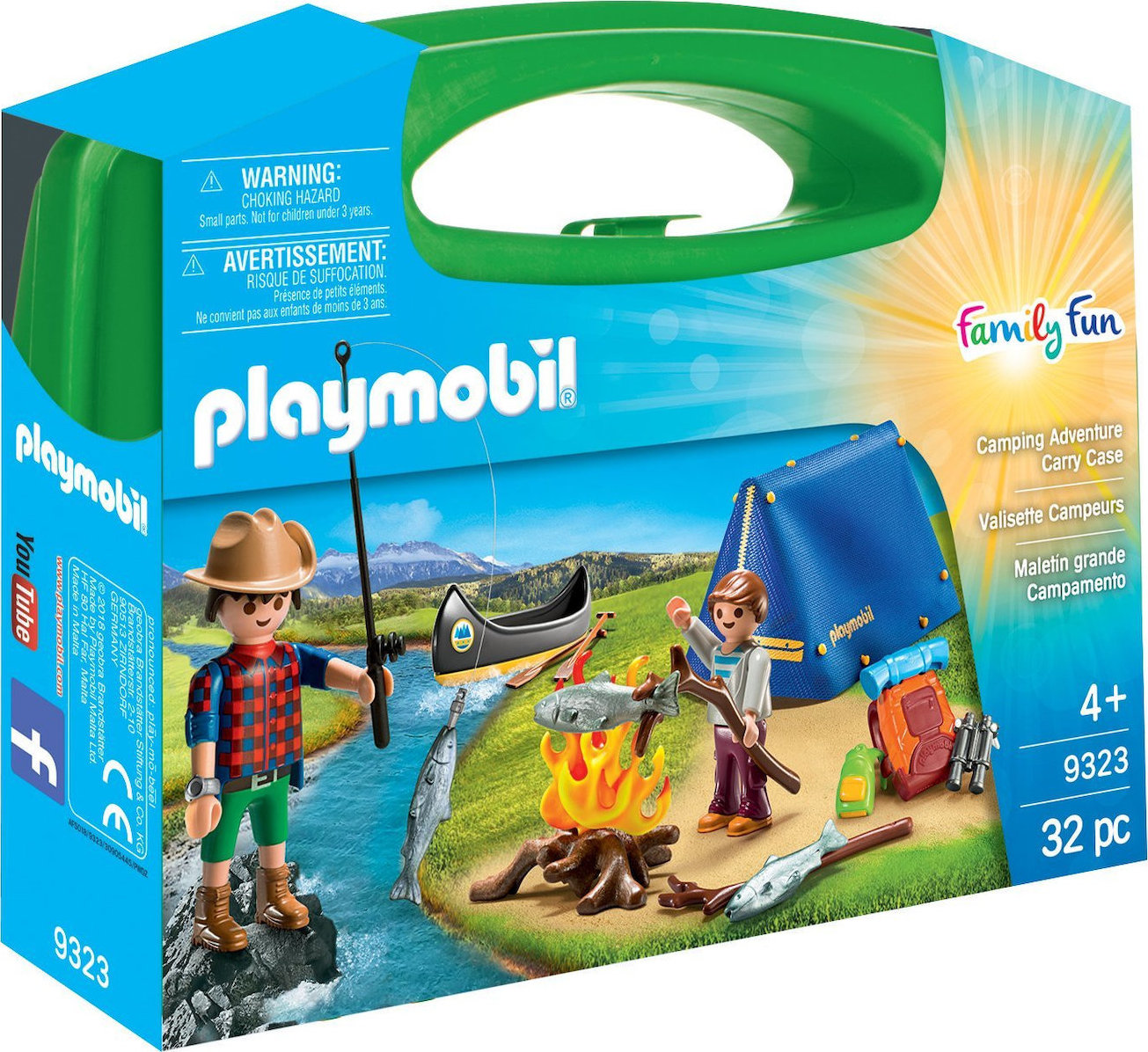 Playmobil Family Fun - Βαλιτσάκι Κατασκήνωση Στην Εξοχή 9323