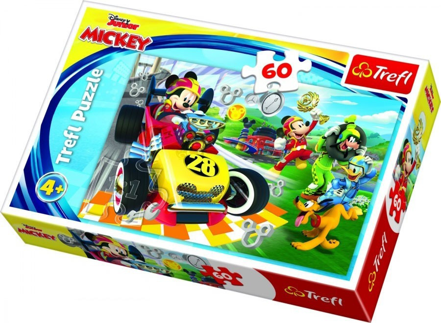Trefl - Puzzle Mickey Rally With Friends 60 Pcs 17322