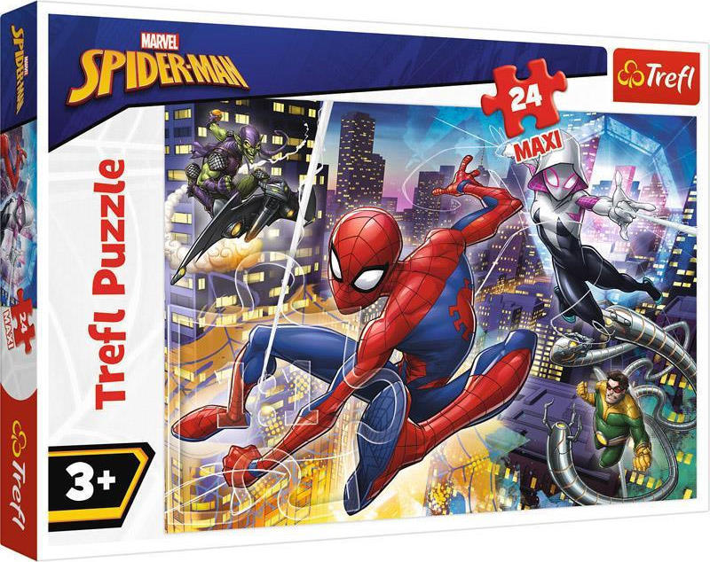 Trefl - Puzzle Παιδικά - 24 Pcs - Spiderman Fearless 14289