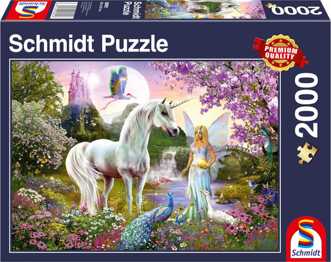 Schmidt Puzzle 2000 Pcs Νεράιδα και Μονόκερος 58951