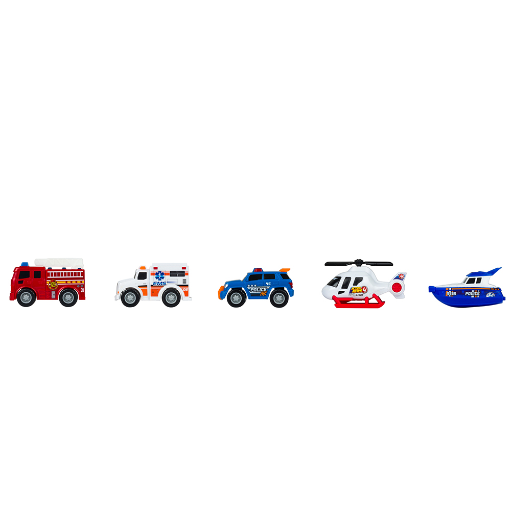 Nikko, Road Rippers - Mini 5 Pack, Rush & Rescue (4"/10cm) 20383 (20380)