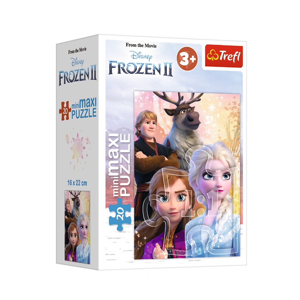 Trefl - Mini Puzzle Maxi, Friendship In Frozen 20 Pcs 21083