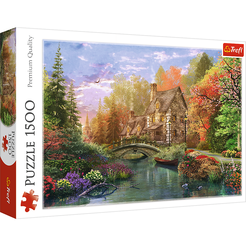 Trefl - Puzzle Cottage By The Lake 1500 Pcs 26136