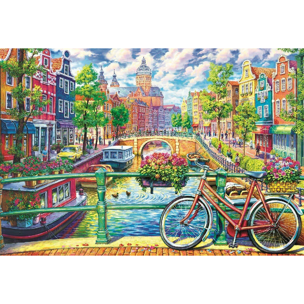 Trefl - Puzzle Amsterdam Canal 1500 Pcs 26149