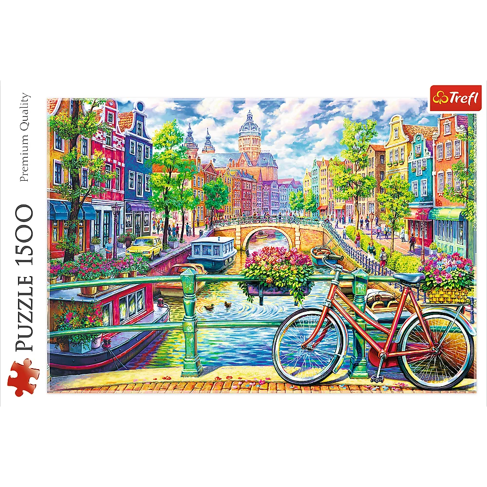 Trefl - Puzzle Amsterdam Canal 1500 Pcs 26149