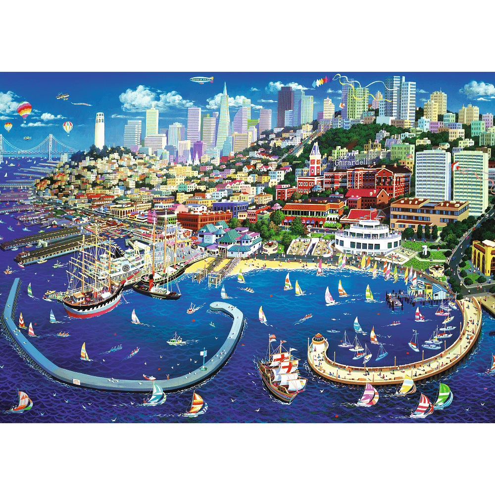 Trefl - Puzzle San Francisco Bay 2000 Pcs 27107