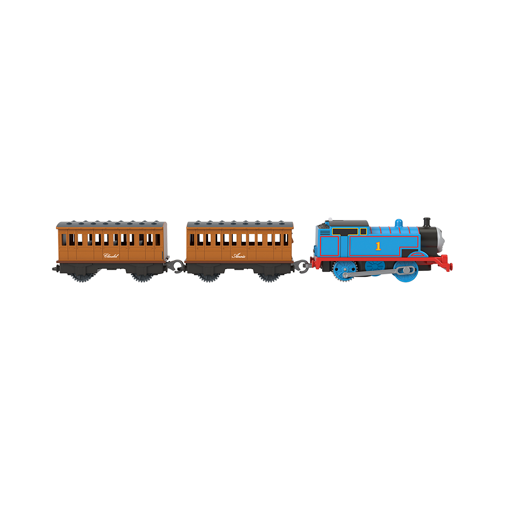 Fisher Price Thomas & Friends – Μηχανοκίνητo Τρενάκι Με 2 Βαγόνια Thomas, Annie & Clarabel GHK82 (BMK93)