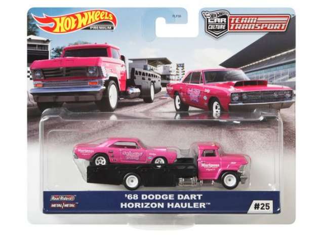 Mattel Hot Wheels - Νταλίκα Horizon Hauler Με Αυτοκινητάκι '68 Dodge Dart 25 GJT39 (FLF56)