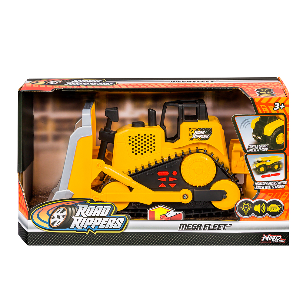 Nikko, Road Rippers - Mega Fleet, Bulldozer (12"/30cm) 30272 (30270)