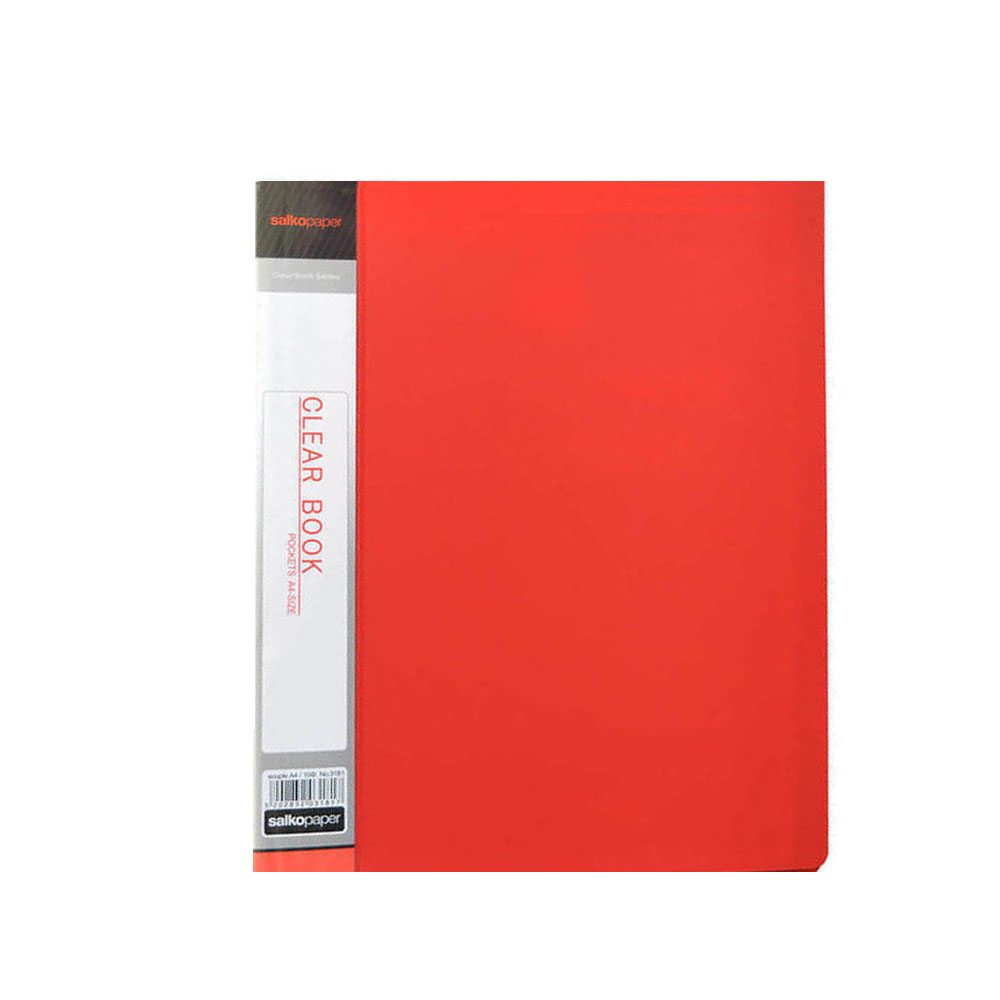 Salko Paper - Ντοσιέ Σουπλ A4, 80 Φύλλων Red 3188