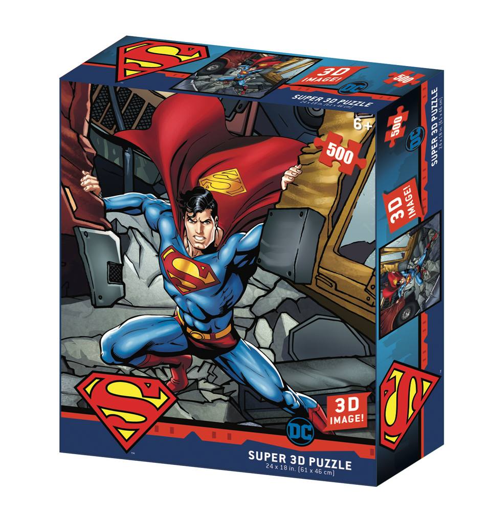 Prime 3D - 3D Puzzle, Superman Strength 500 Pcs 32523
